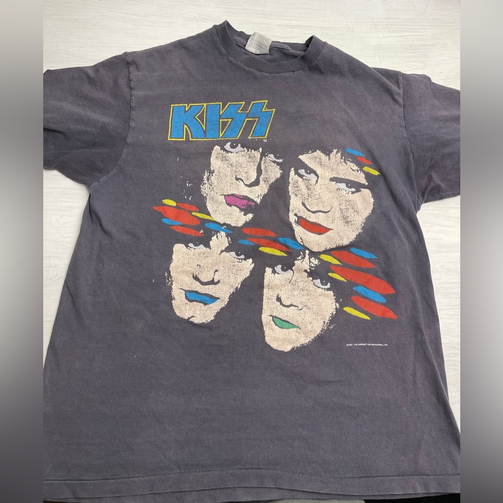 KISS ASYLUM t shirt vintage  85 86 tour t shirt worn